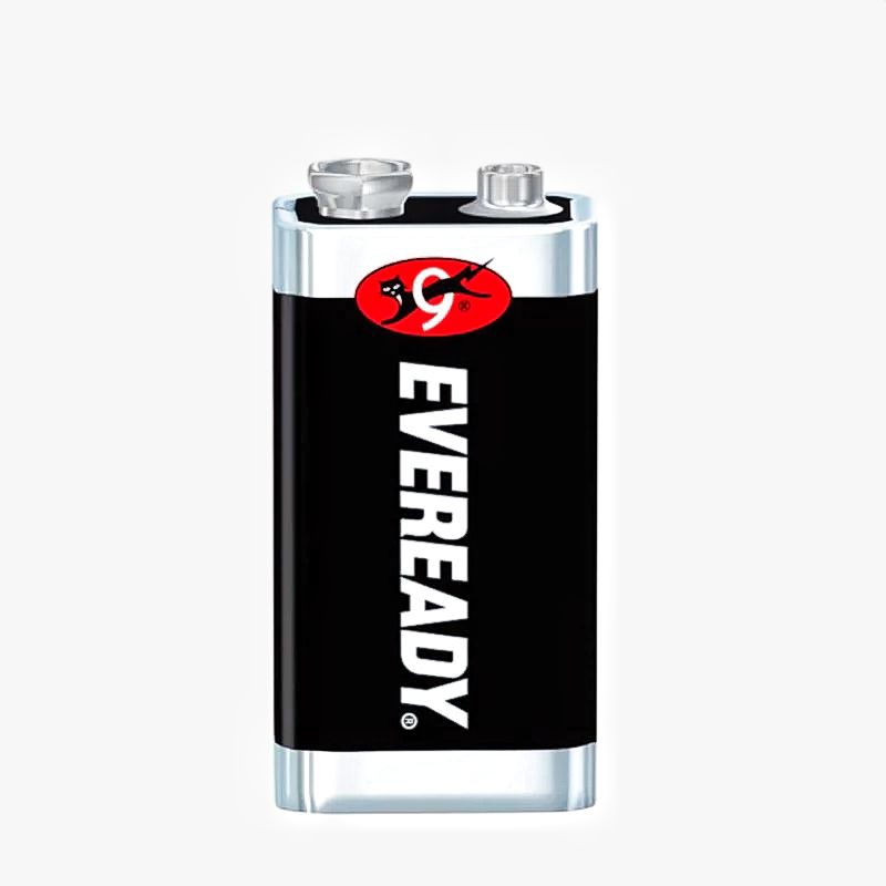 Baterai Eveready 9 Volt / Baterai Kotak Eveready Super Heavy Duty 9v Hitam 1222 SW1 / Baterai 9 V