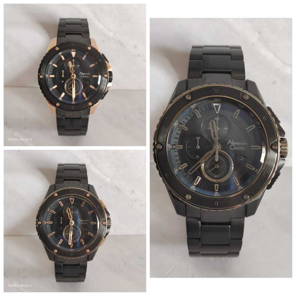Jam Pria Alexandre Christie AC6653 AC 6653 Stainless Original Garansi Resmi Alexander Christie