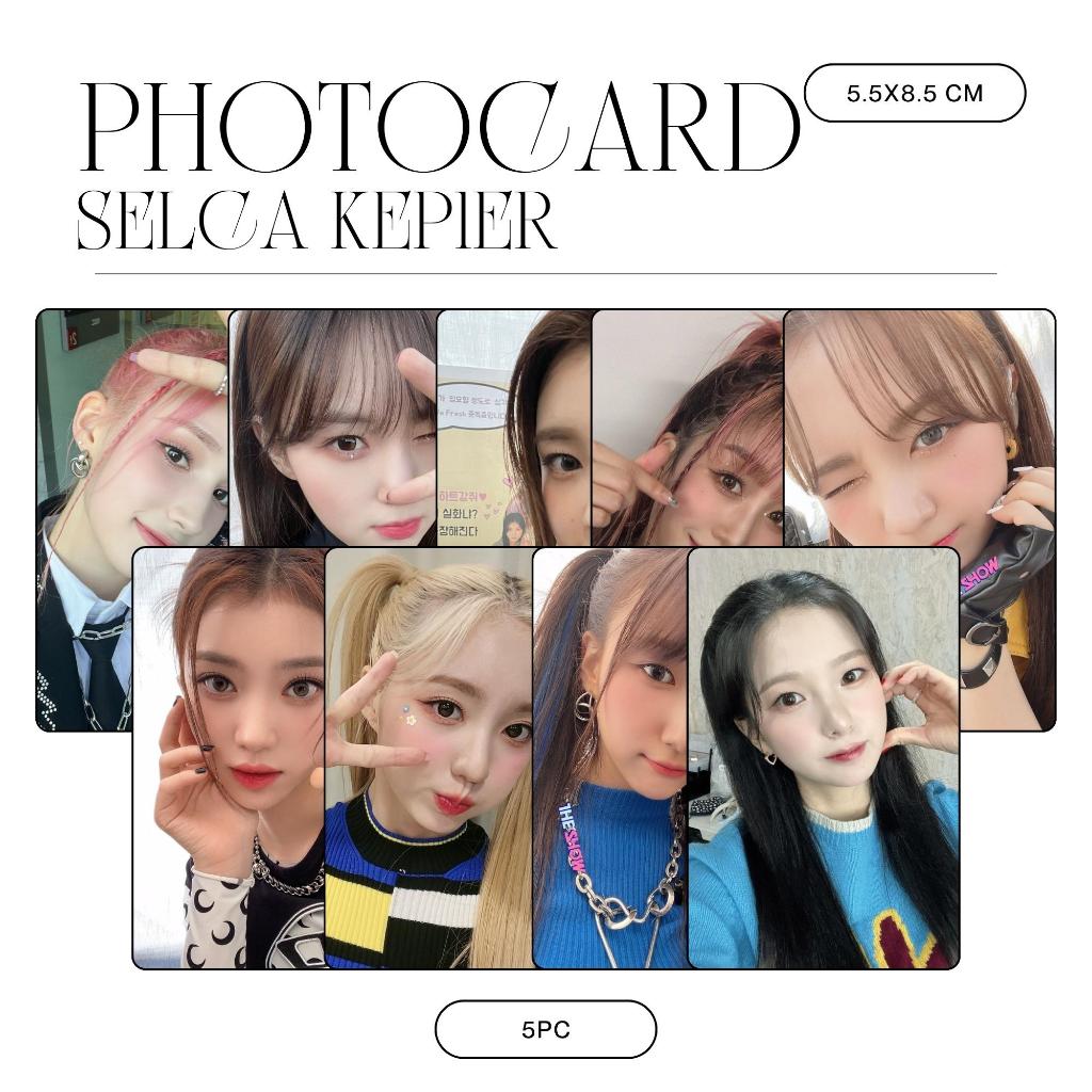 PHOTOCARD KEP1ER SELCA TROUBLESHOOTER WE FRESH (ISI 5 PCS + LAMINASI 2 SISI) TANDA TANGAN TTD KPOP C
