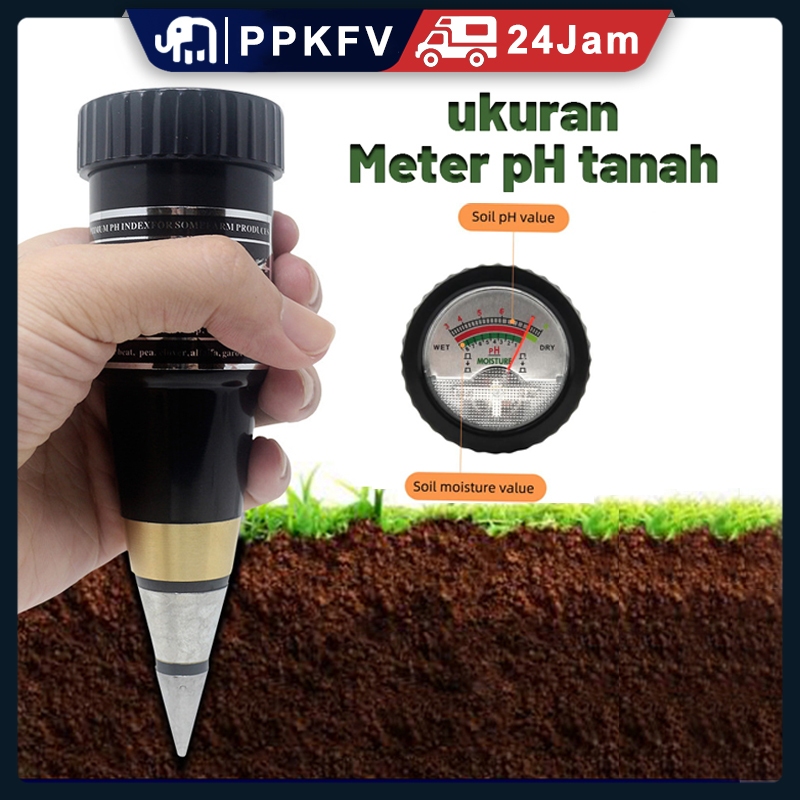 Bonkyo Alat Penggukur Tanah 2 in 1 Pen Type PH Meter Soil Analyzer Tester Meter Alat Ukur pH Tanah /alat pengukur ph tanah