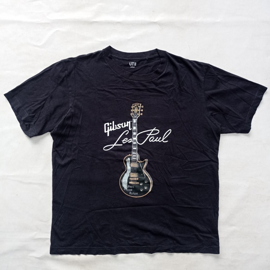 kaos UT Japan x Gibson USA Les Paul custom official merch tee