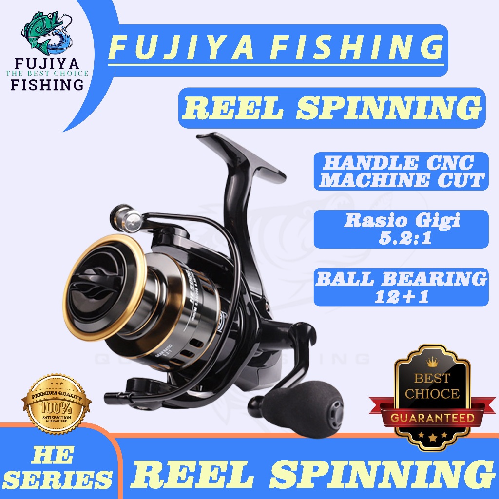 Fujiya Reel pancing HE500-7000 20KG Max Drag Reel Spining Metal Fishing