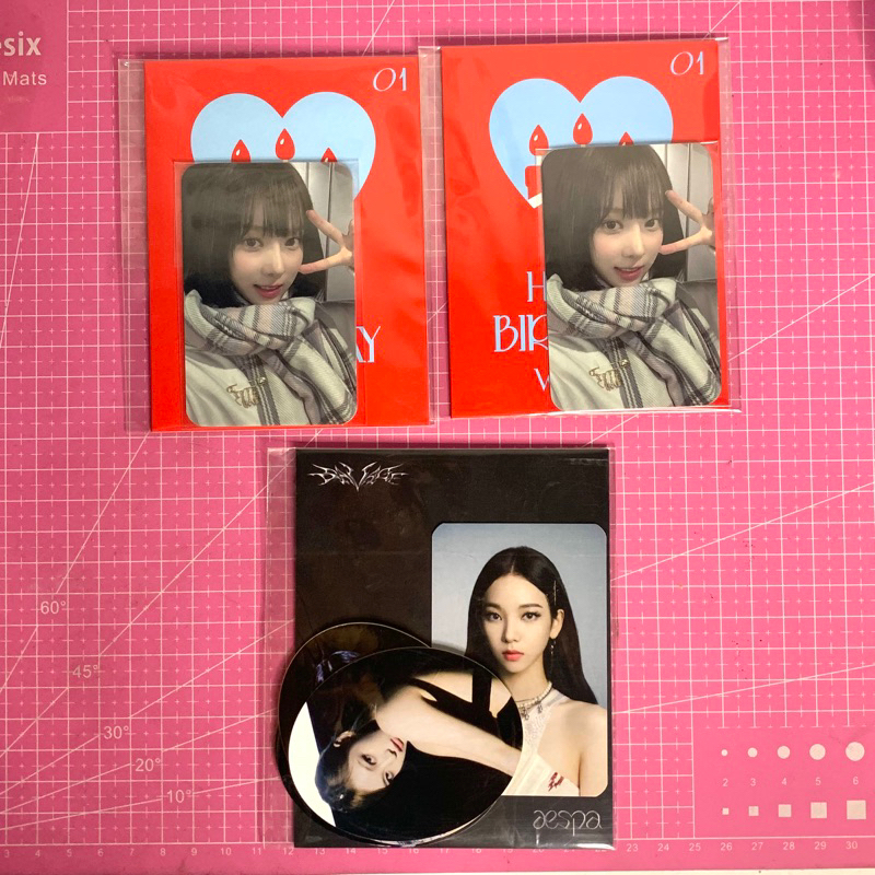 PHOTOCARD WINTER KARINA BIRTHDAY SGS SAVAGE SEALED