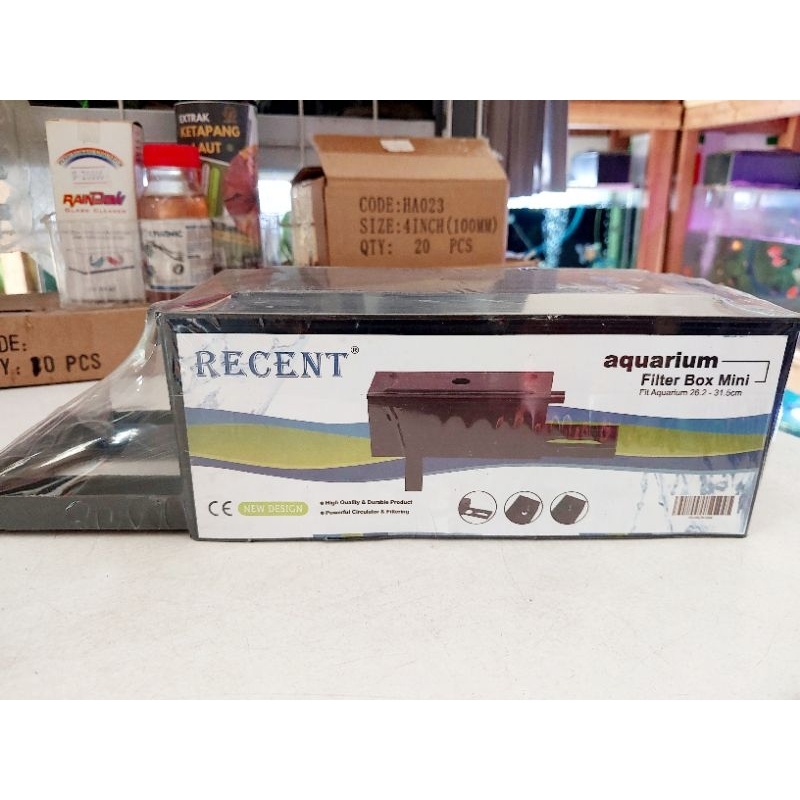 recent box kosong kecil box filter akuarium