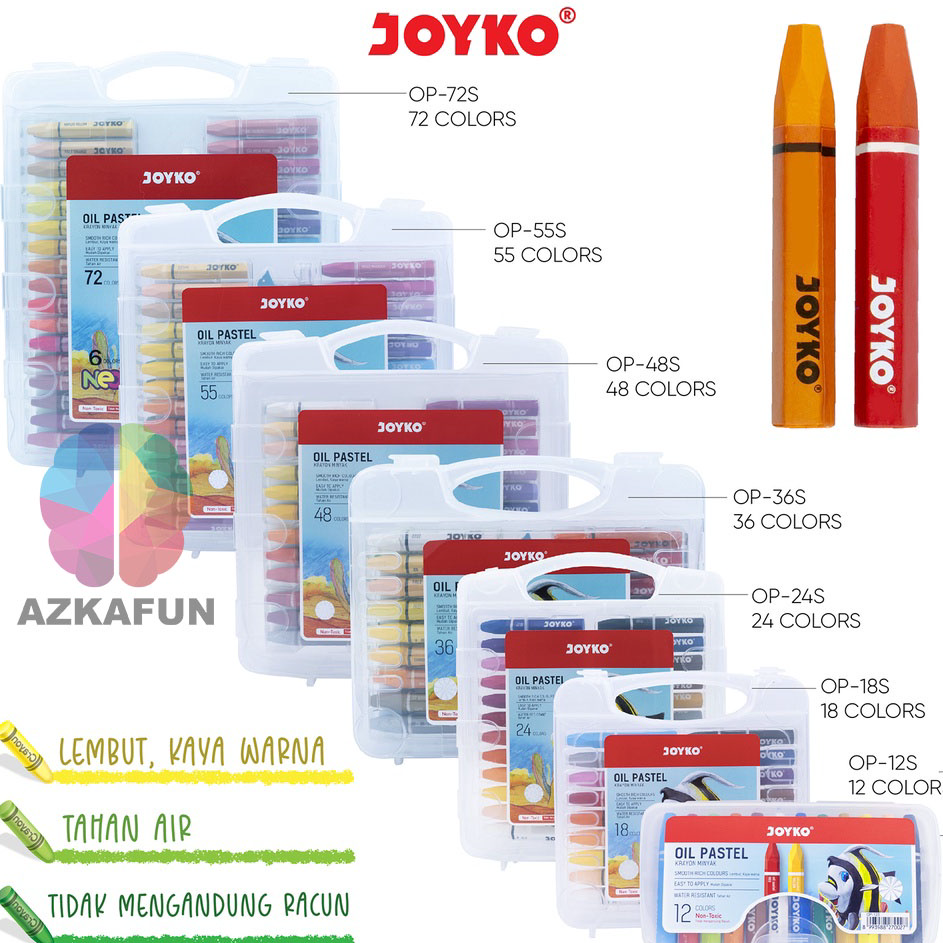 

Terupdate Crayon Krayon Minyak Oil Pastel Joyko - crayon joyko