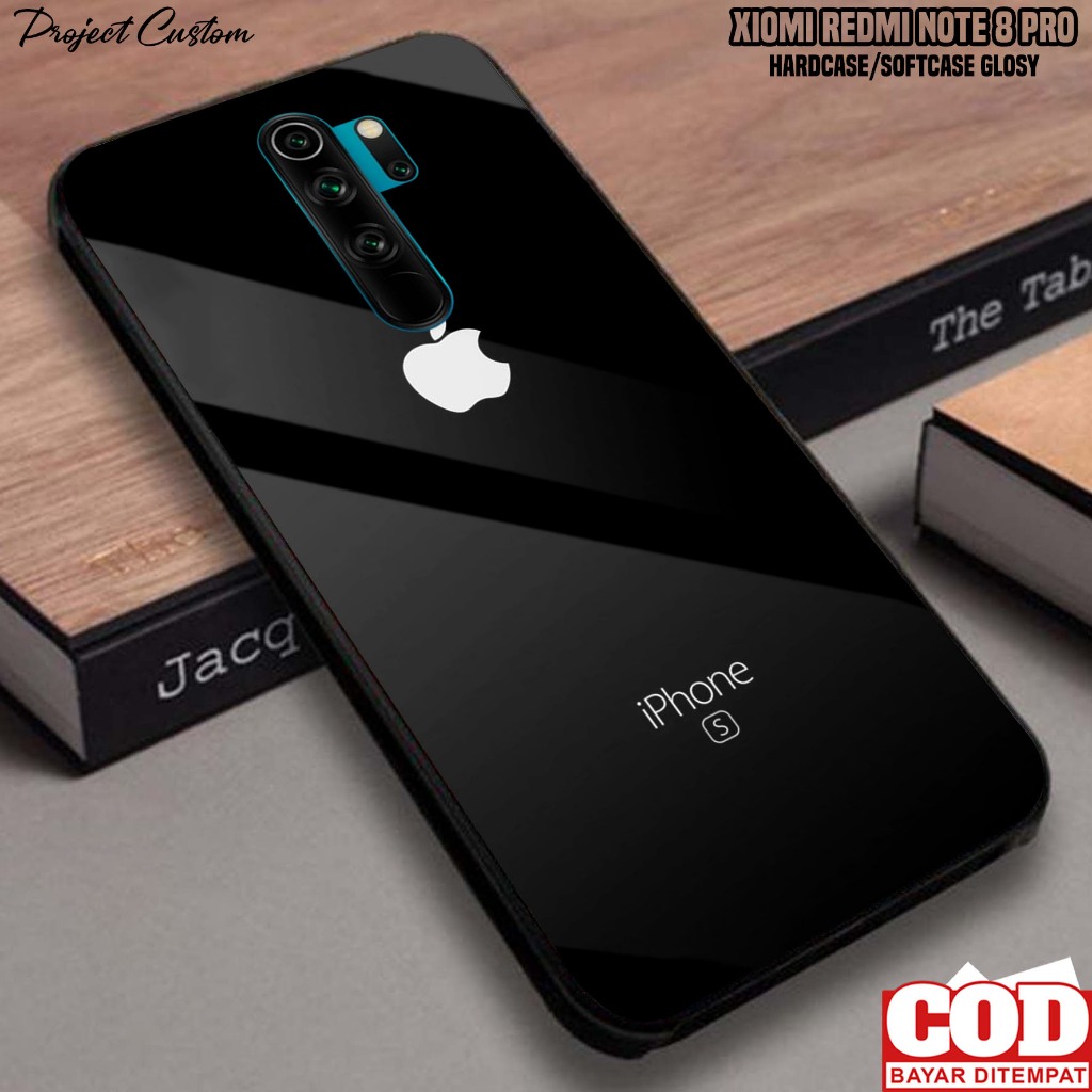 Case Xiaomi Redmi Note 8 Pro - Casing Xiaomi Redmi Note 8 Pro [ BRAND ] Softcase Glass Kaca - Kesing