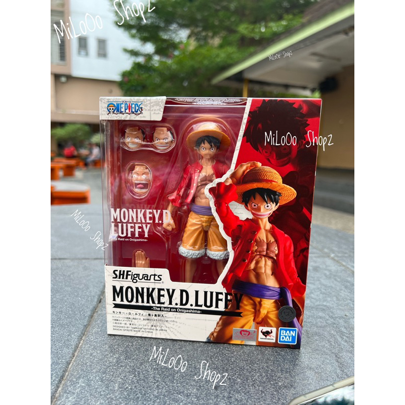 SHF MONKEY D LUFFY ONE PIECE THE RAID ON THE ONIGASHIMA - SHF ONE PIECE MONKEY D LUFFY ORIGINAL BAND