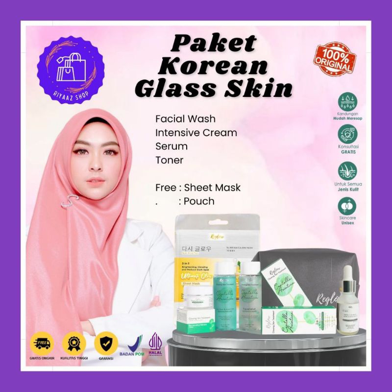 REGLOW Korean Glass Skin | Skincare BPOM Glowing | Skincare Bumil | Skincare Viral | Skincare Cowok 