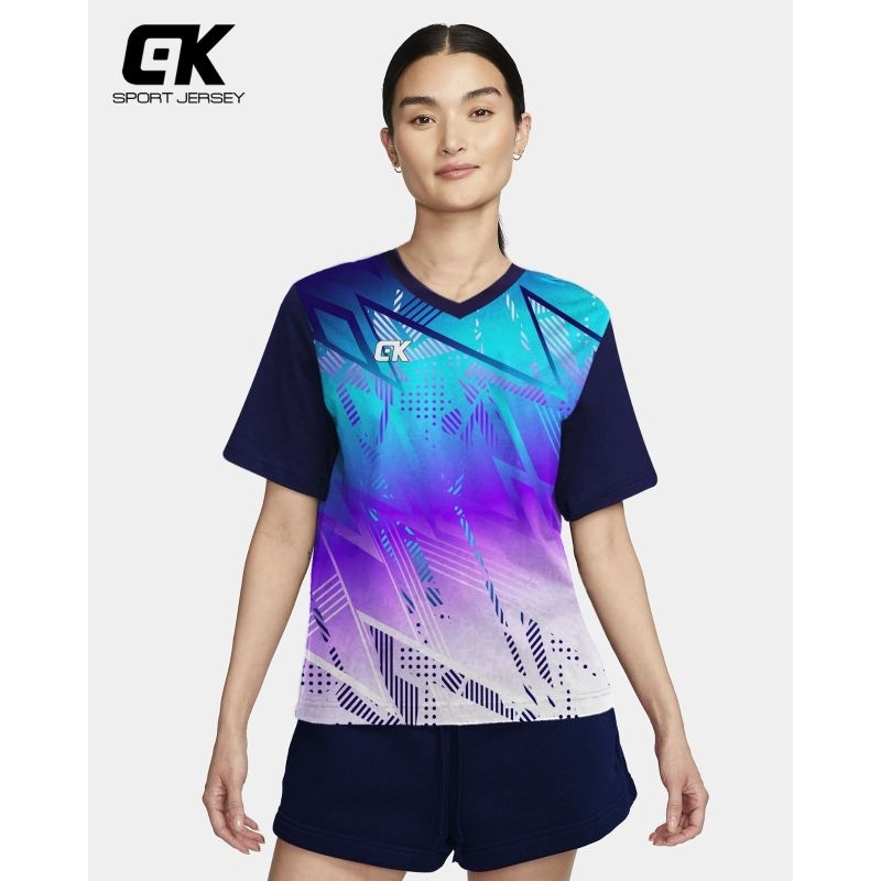 Baju Jersey Wanita Baju Voli Wanita Premiun Baju Badminton Cewek kaos Olahraga Senam Jersey Volly Pr