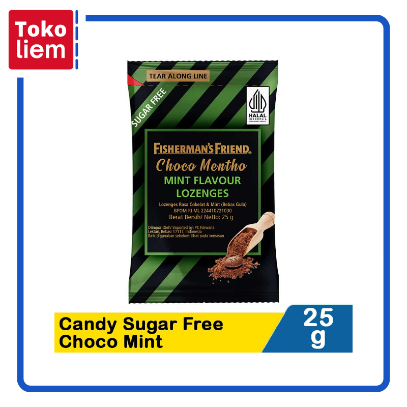 

Fisherman's Candy Sugar Free Choco Mint 25G