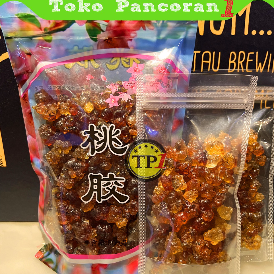 

SFHJ1559 Peach Gum / Tao Jiao 100 Gram/aoJiao/ Peach Gum Natural Selected