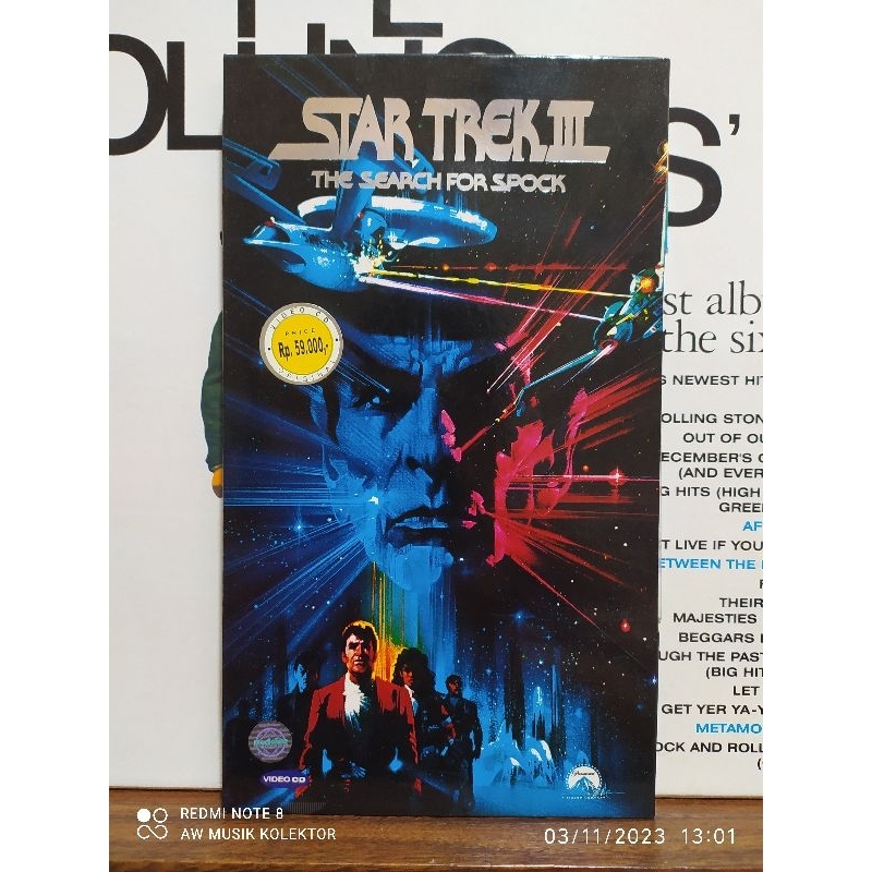VCD Original : STAR TREK III - THE SEARCH FOR SPOCK.
