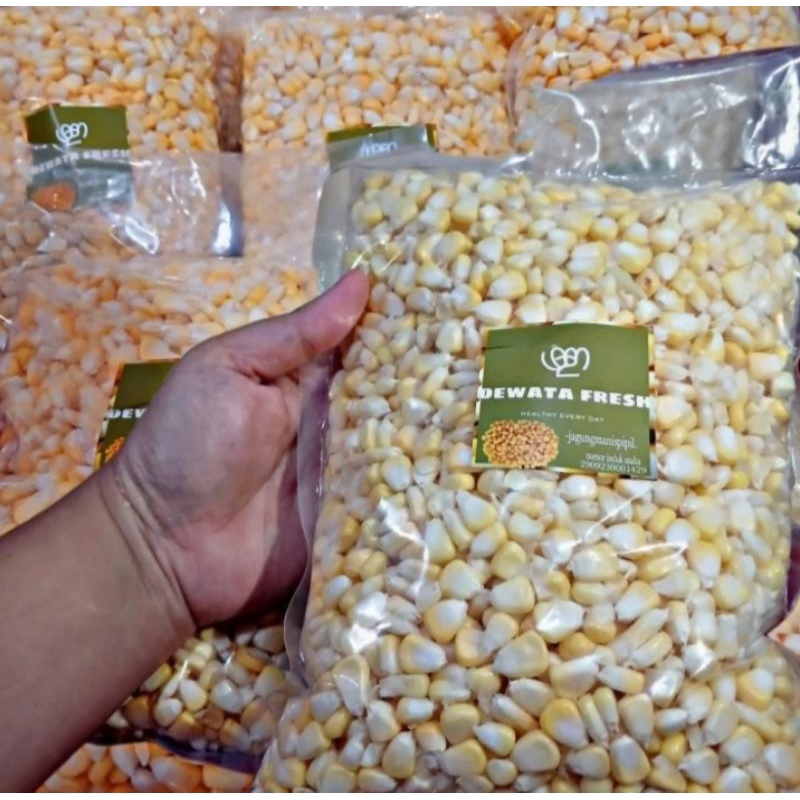 

Jagung manis pipil basah beku kemasan 1kg, Dewatafresh923.