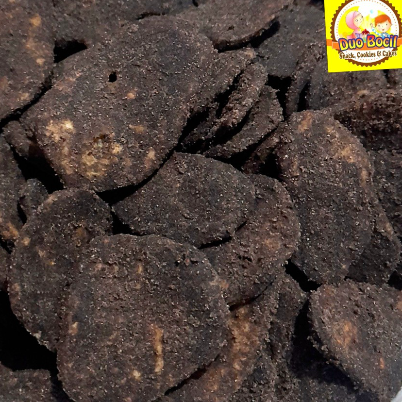 

Ready Keripik Pisang Kepok Manis Cokelat 250gr Asli Lampung - Duo Bocil Snack Terlaris