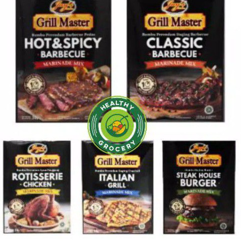 

Diskon Promo Jay's / Jays Grill Master marinade mix /Classic Barbecue/hot spicy /chiken / italian / steak burger Jay Jays