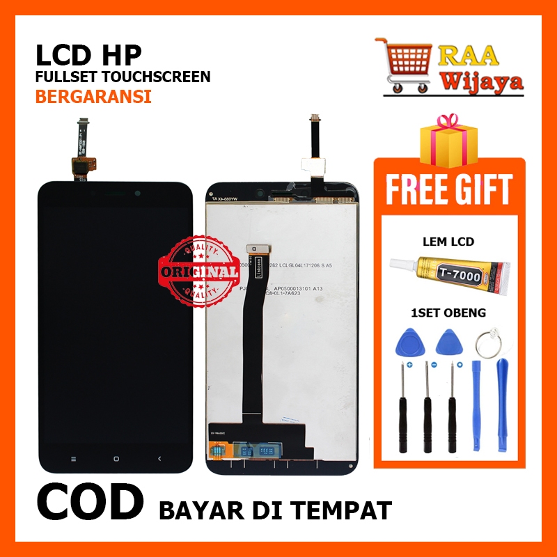 [ORIGINAL] LCD XIAOMI REDMI 4X FULLSET Touchscreen