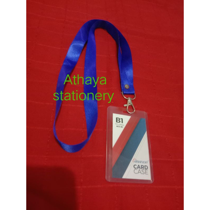 

Tali lanyard non stoper 2 cm+ID card case B1