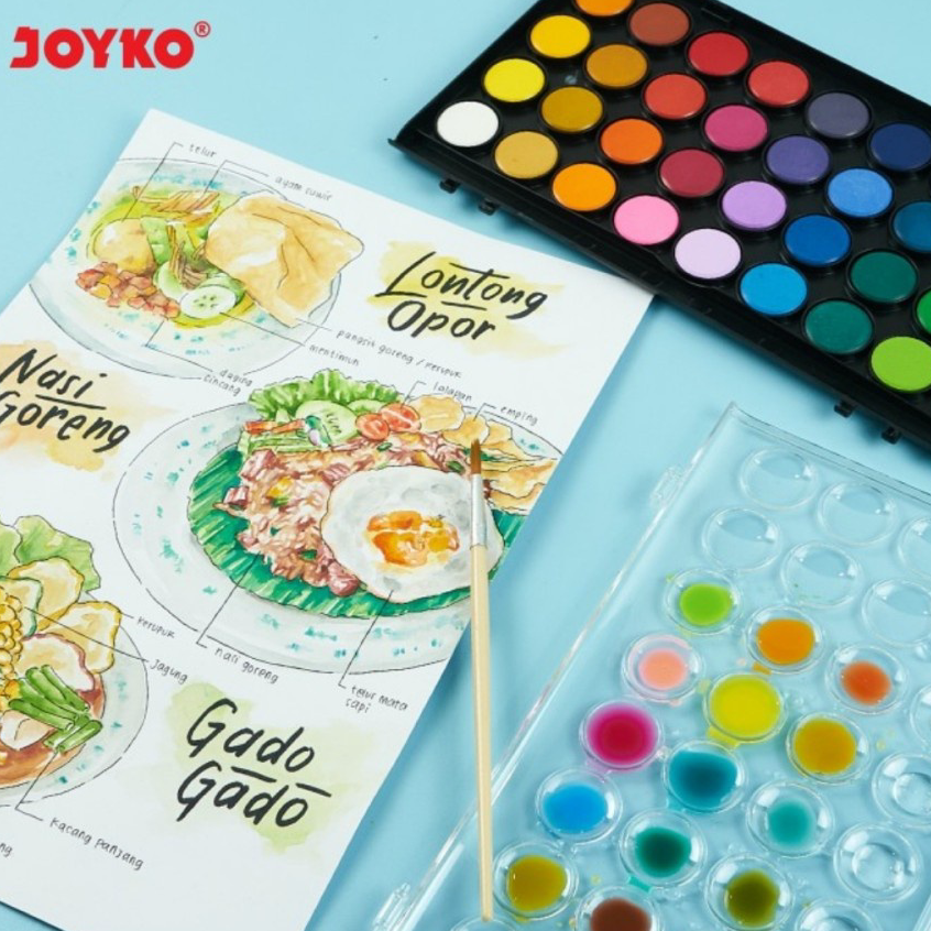 

Laris Watercolor Set Cat Air JOYKO WC3 isi 28/Water Color Cat Lukis JOYKO Best Produk