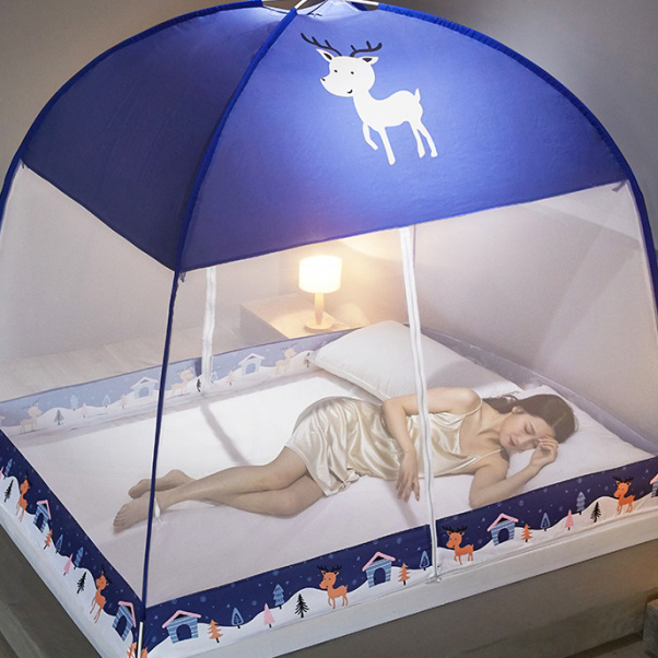 Terbaik.. Kelambu Tidur 120*200CM Kelambu Lipat Anti Nyamuk Kelambu Pelajar Kelambu Lipat Kelambu Ko