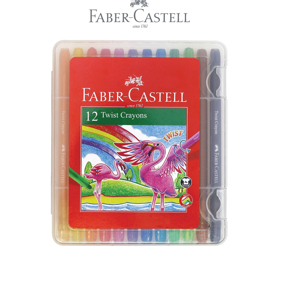 

Dijual Faber-Castell Twist Crayon set 12