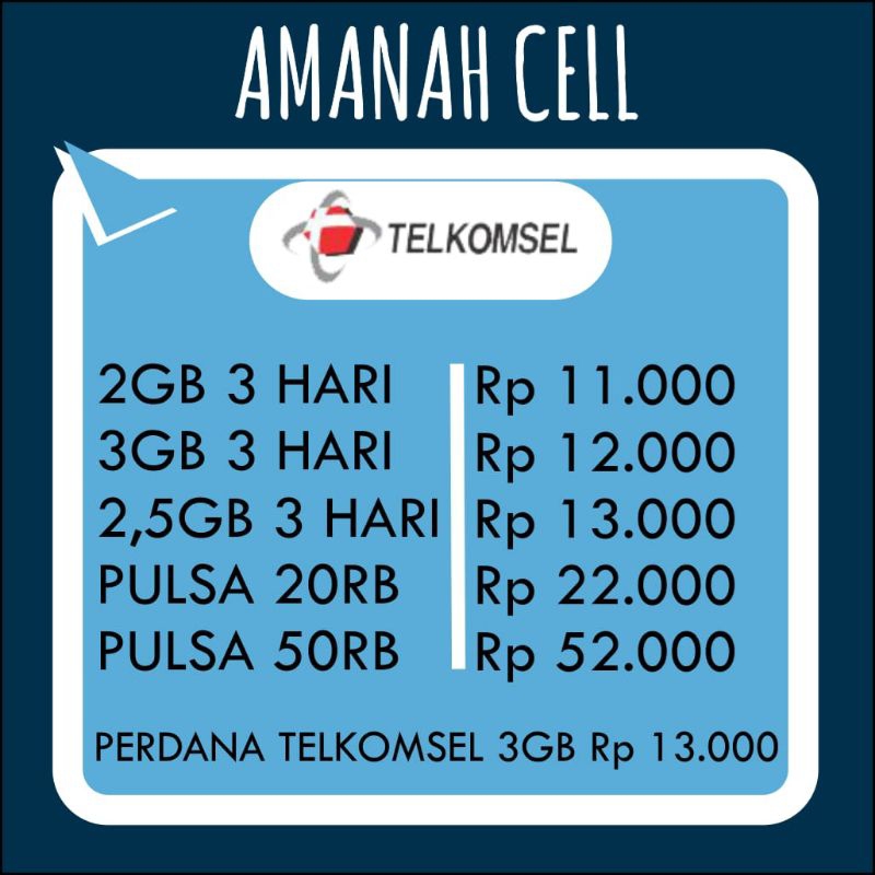 voucher Data Telkomsel Harian