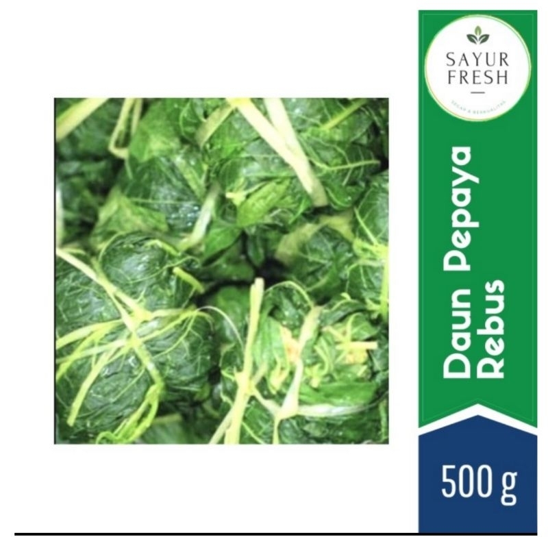 

Daun pepaya rebus