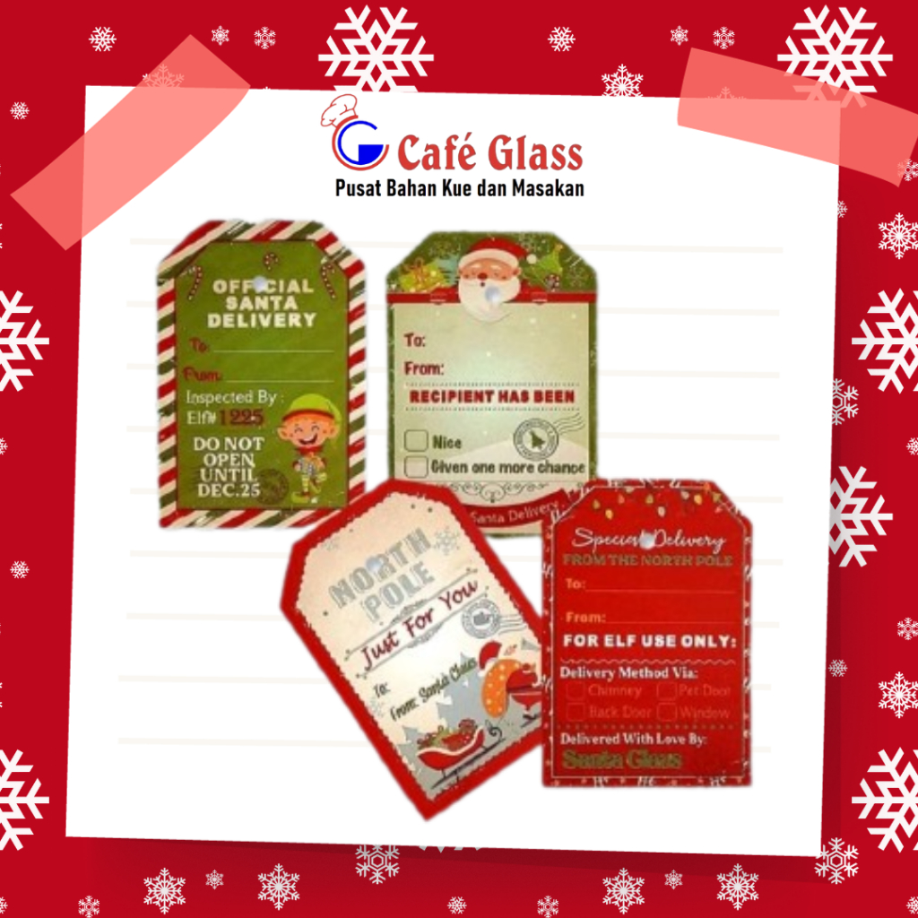 

Han Tag Label Christmas Edition / Han Tag Hampers Natal