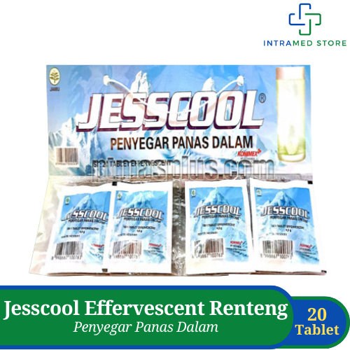 

Jesscool Effervescent (1 Renteng = 20 Tablet) | Penyegar Panas Dalam