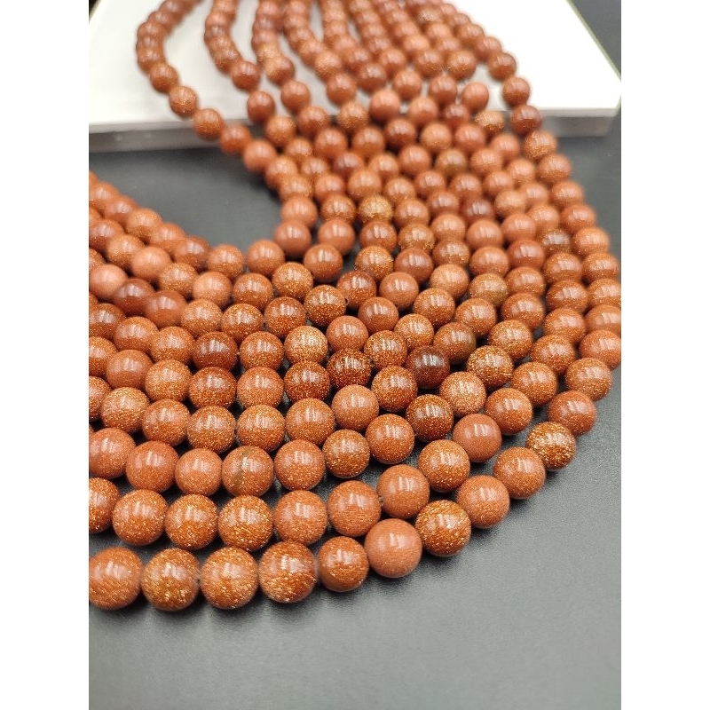 Manik Gold Sand Stone Manik Batu Alam Pasir Emas DIY Gemstone Natural Asli