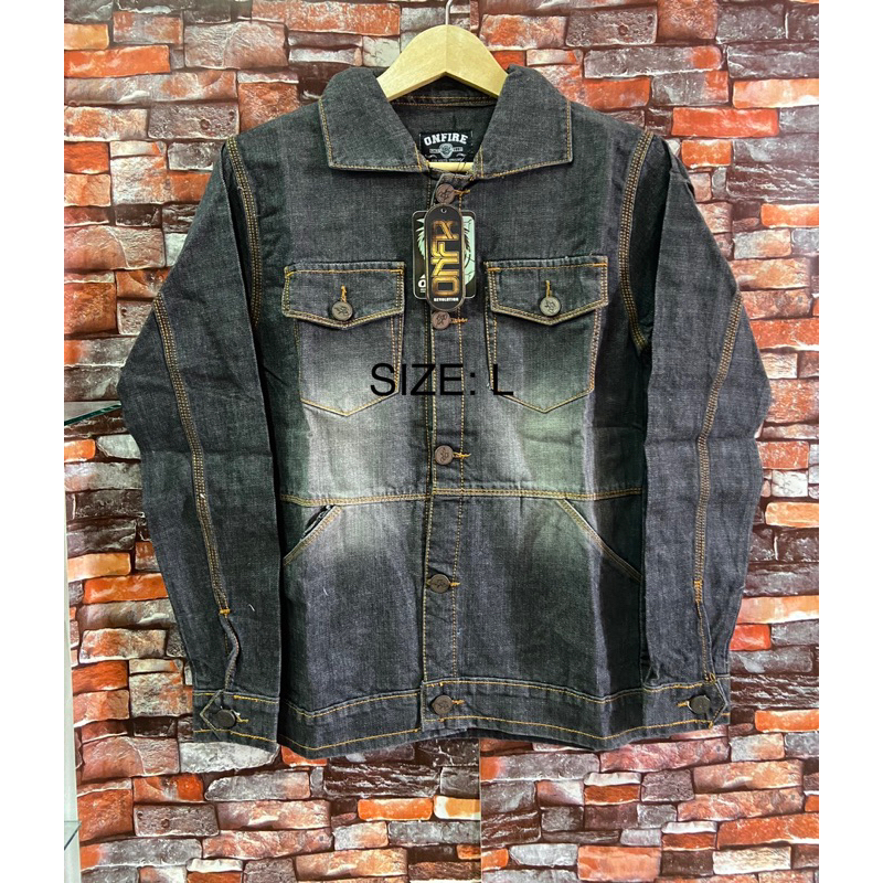 jacket jeans onfire original distro bandung