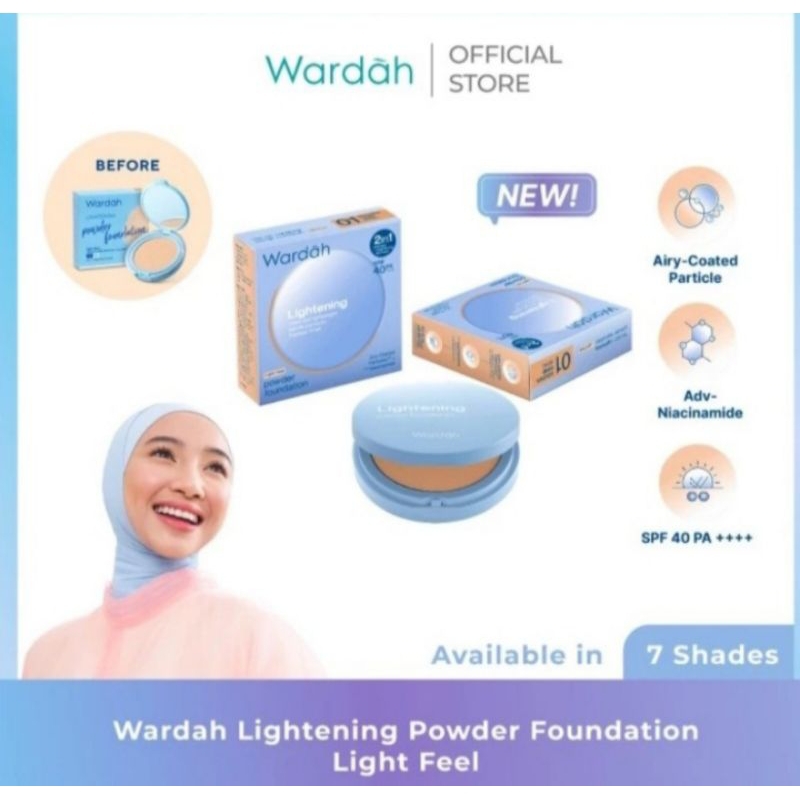 WARDAH LIGHTENING powder foundation / Wardah powder foundation