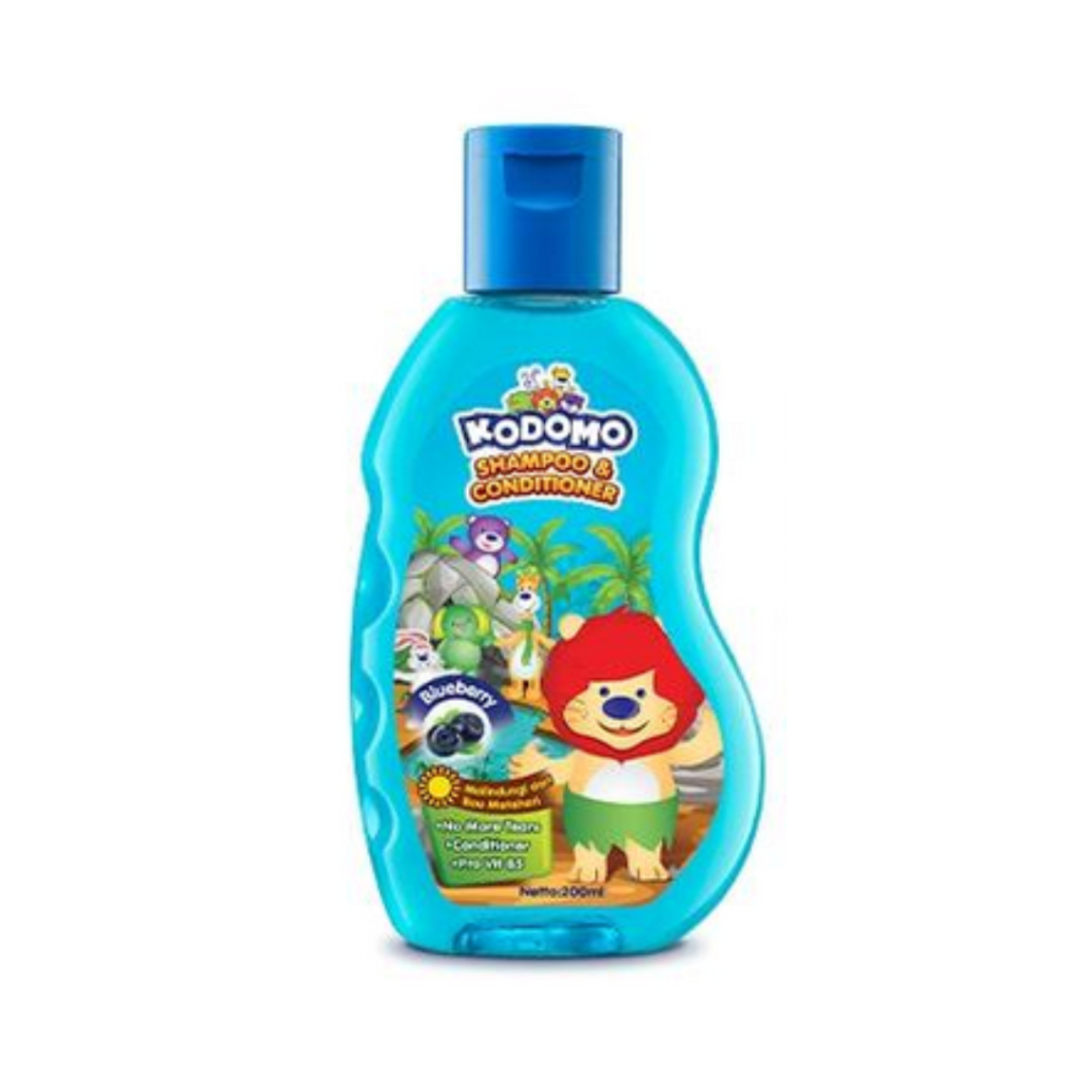 KODOMO SHAMPOO & CONDITIONER 200 ML BLUEBERRY KODOMO SHAMPO RAMBUT