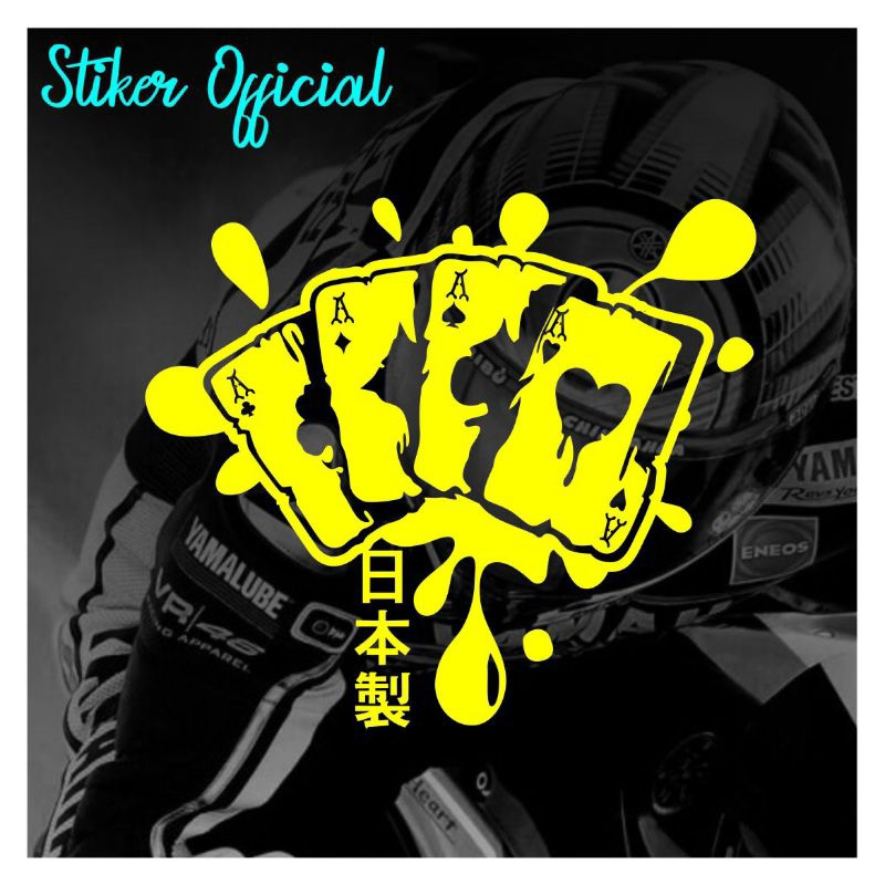 

stiker kartu as cutting sticker