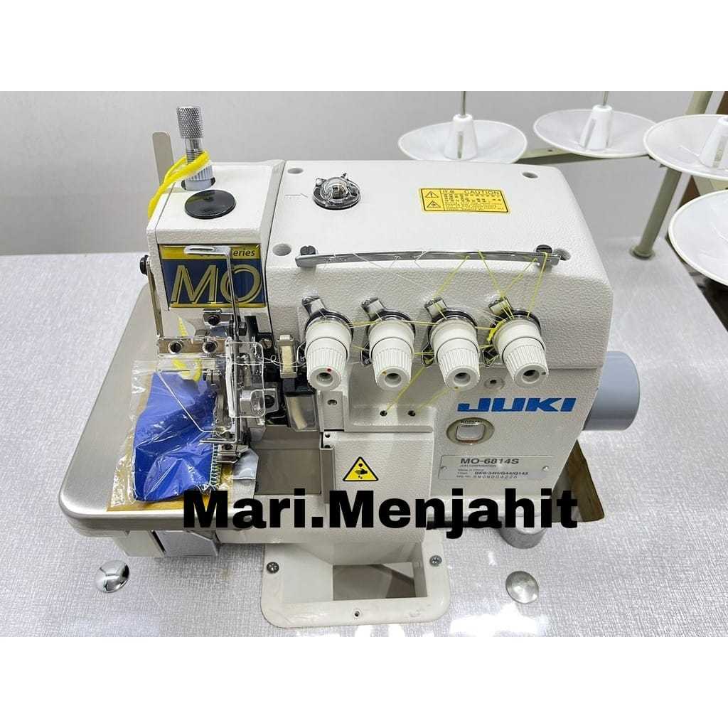 Mesin Obras Benang 4 Mesin Jahit Obras Industri Juki MO-6814S / MO 6814 S
