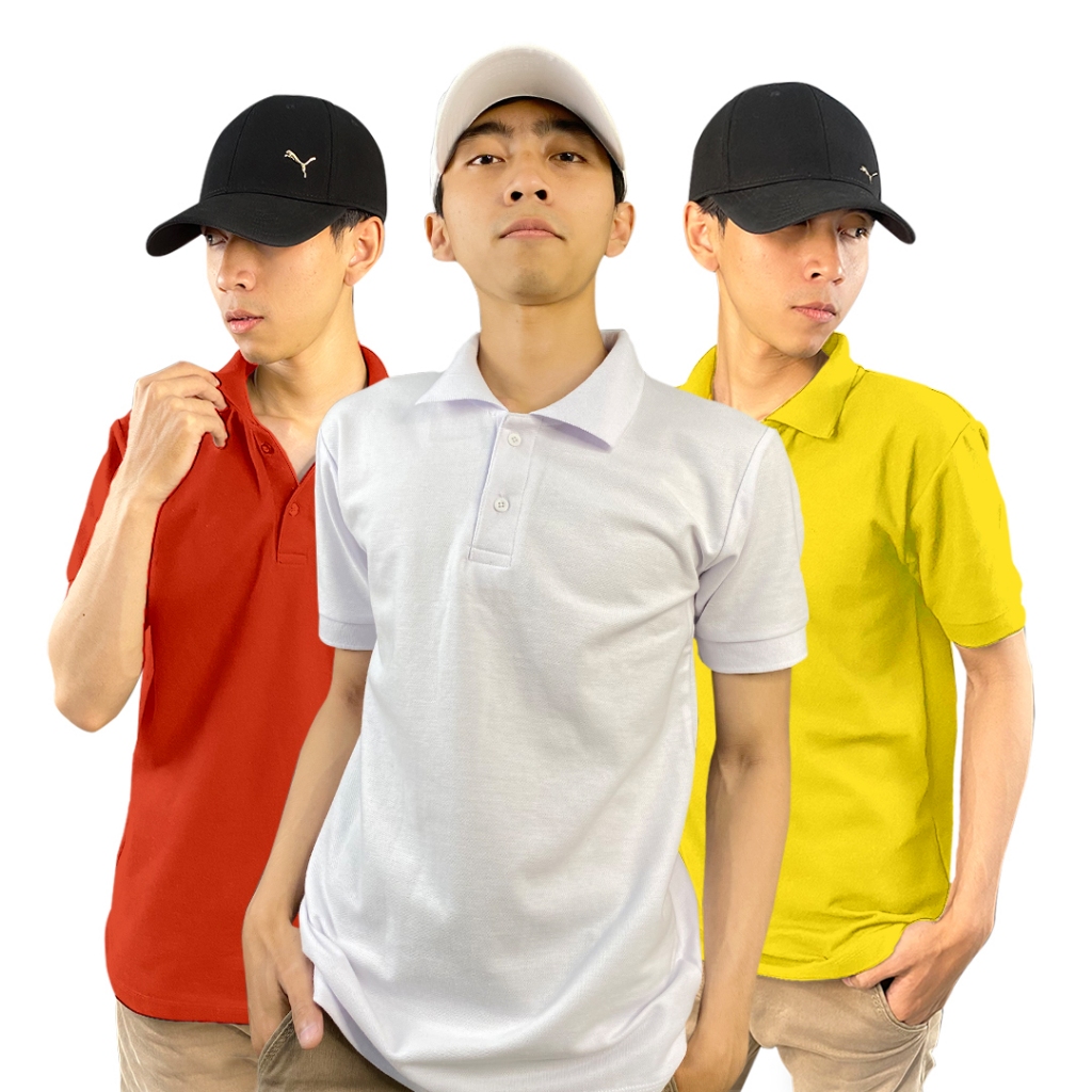 ELGANLO - Kaos Polo Shirt Slim Fit | Kaos Kerah Polos Katun Pria Wanita | Polo Shirt Original | Pria