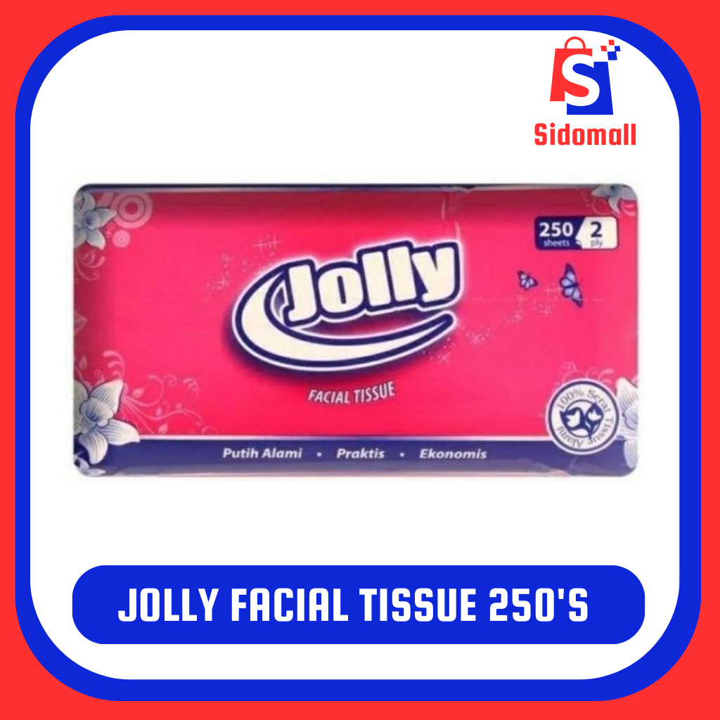 Tisu Tissue JOLLY 250  200 sheet facial Tissue PROMO - 200-jolly