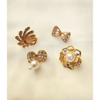 Pin / Bros Hijab Elegant Gold BSK 𝗠𝗖𝗡 DNK