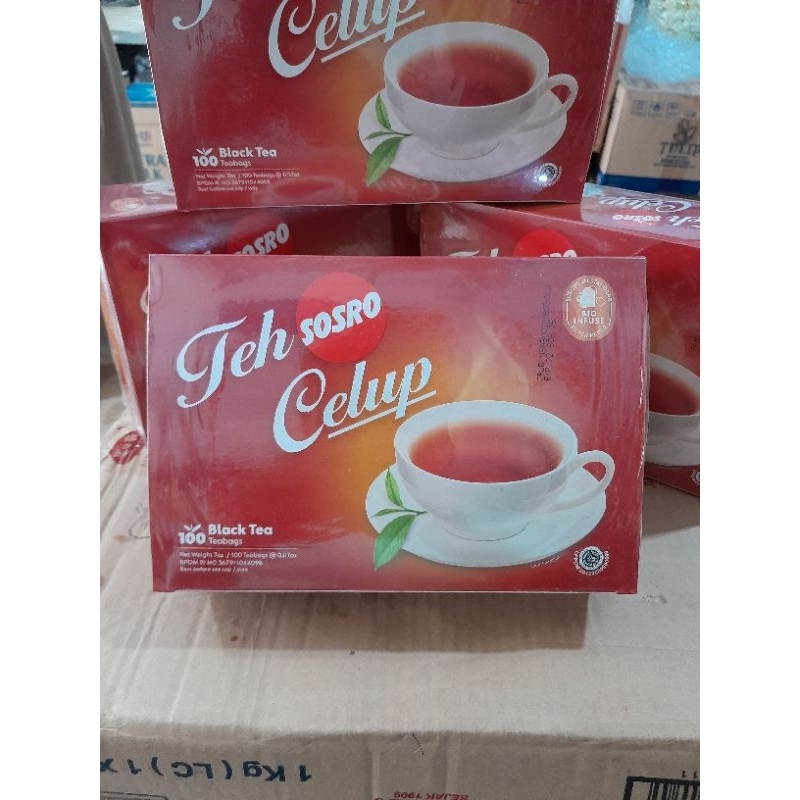 

Teh Sosro Celup isi 100tab Celup sosro