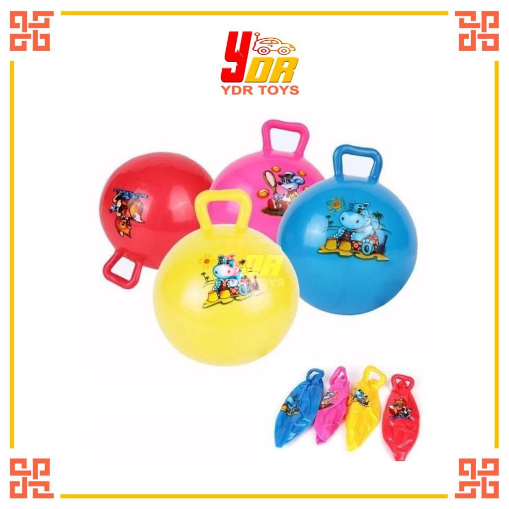 MAINAN ANAK BOLA JUMPING BOLA LONCAT KARET UKURAN 30CM PROMO TERMURAH COD