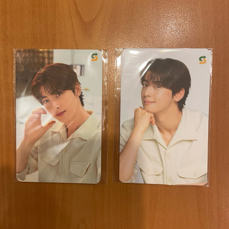 Photocard Cha Eun Woo Subway / PC Kpop Official