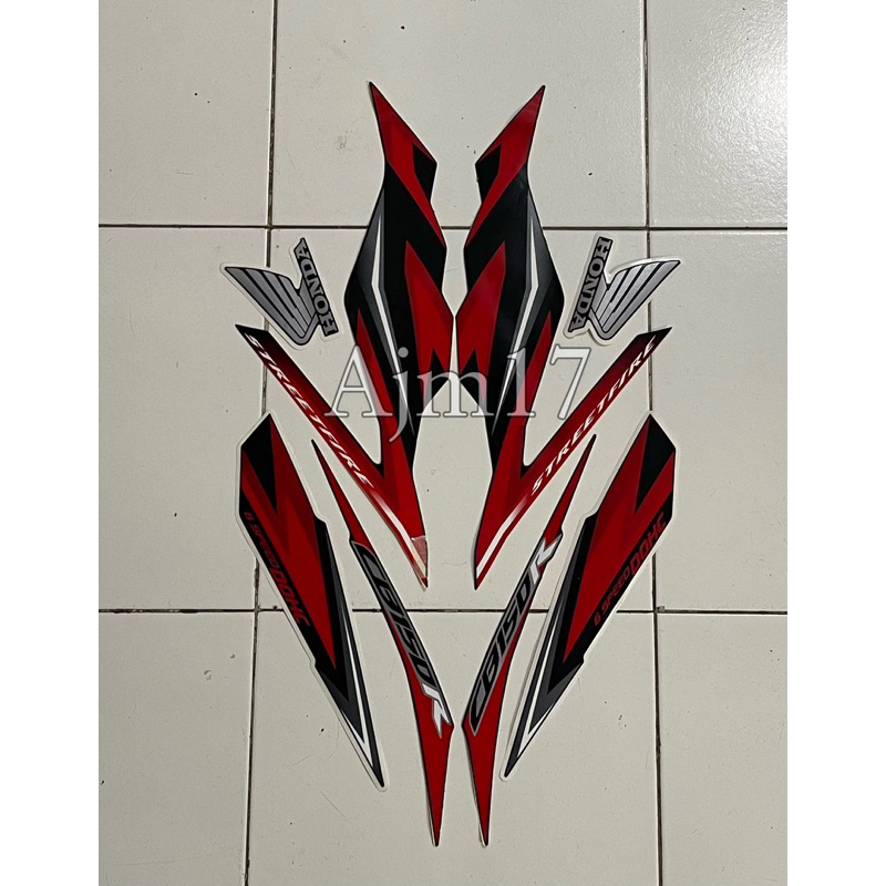 STIKER STRIPING CB150R CB 150 R CB 150R 2023 HITAM