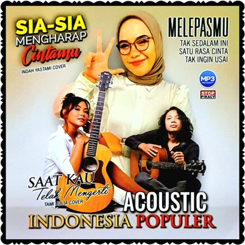 KASET CD MP3 LAGU AKUSTIK POP INDONESIA-LAGU INDAH YASTAMI-LAGU FELIX IRWAN-LAGU TAMI AULIA-LAGU NOA