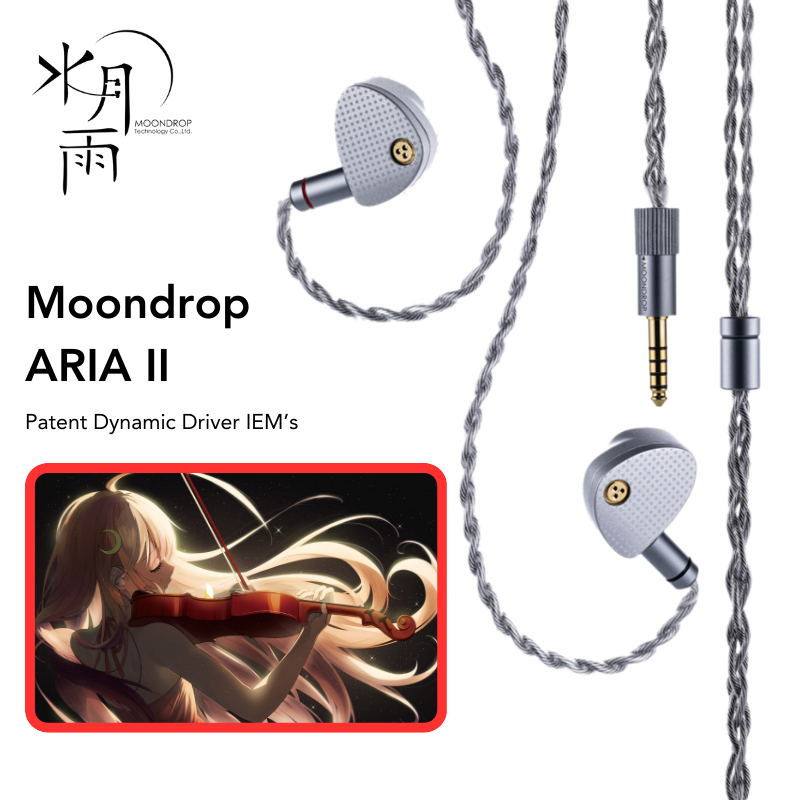 Earphone Moondrop ARIA II / ARIA 2 LCP Diaphragm Driver In Ear Monitor
