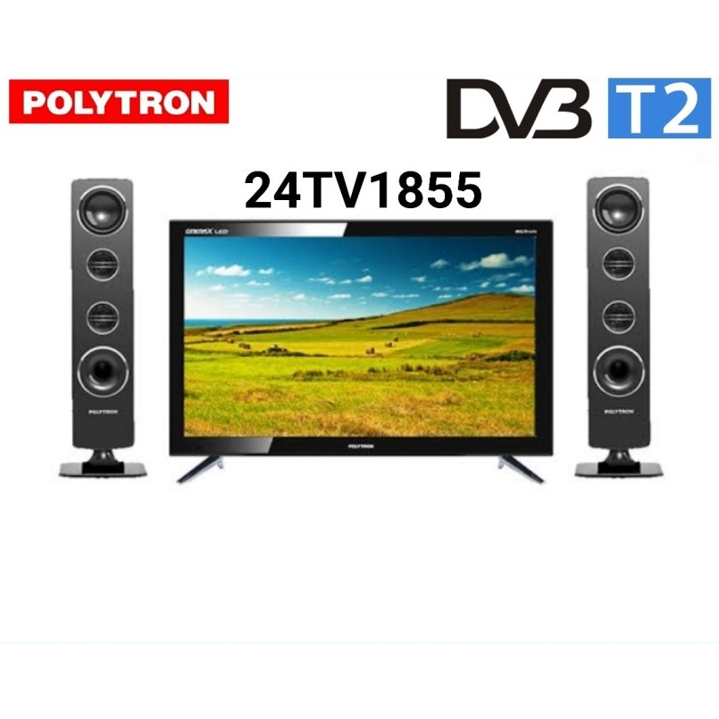 POLYTRON PLD 24TV1855 plus Speaker LED TV CinemaX 24 Inch