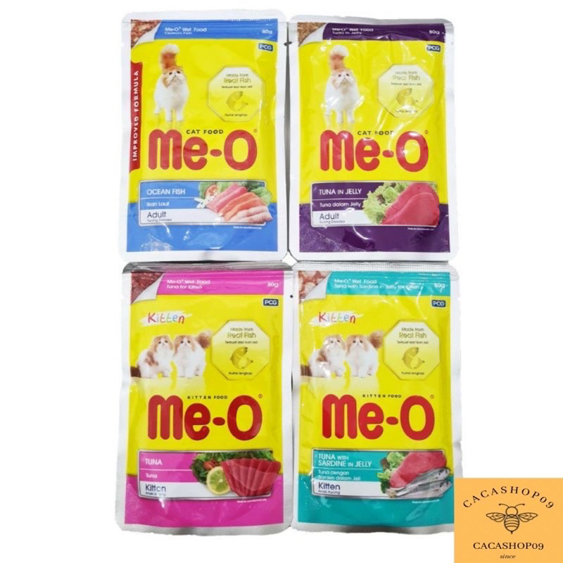 Meo Pouch adult - Makanan Kucing Meo Pouch Sachet adult