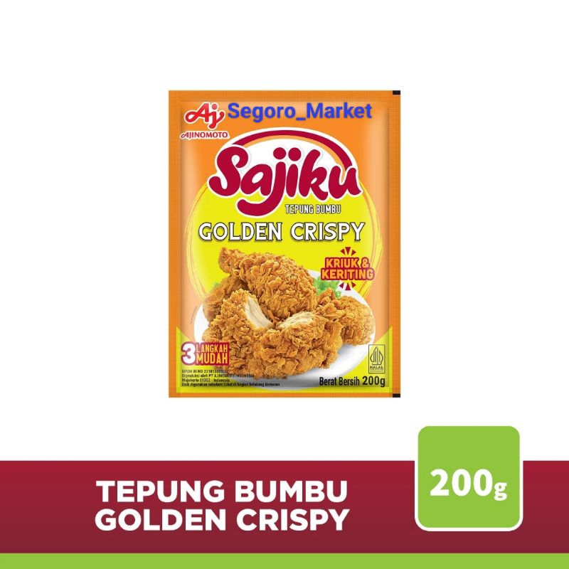 

SAJIKU TEPUNG BUMBU GOLDEN CRISPY (200GR)