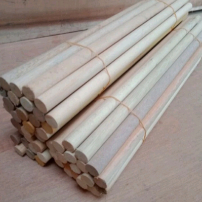 Kayu Jati Belanda Pinus Bulat Dowel Kayu Bulat Kayu Pinus/Jati Belanda