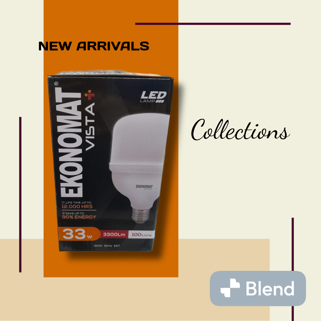 LAMPU LED EKONOMAT VISTA 33W PUTIH