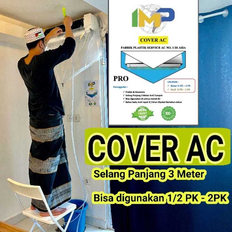 Pelastik cuci AC / Cover AC 1/5 PK SAMPAI 2 PK BEST QUALITY 3 Meter SLANG