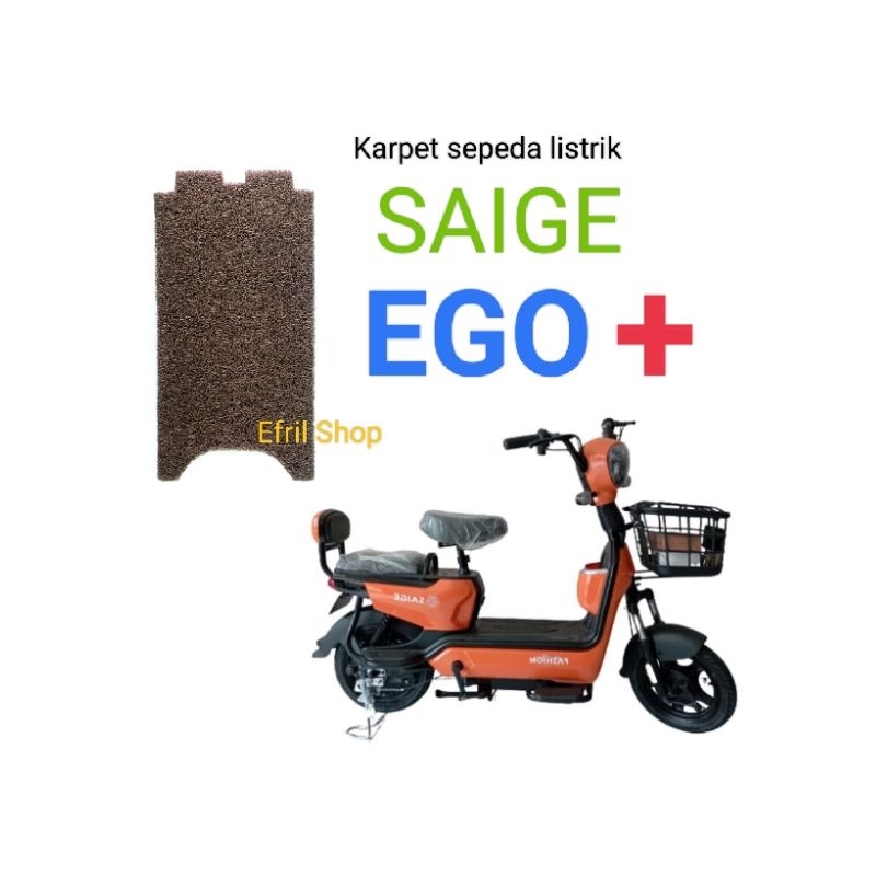 ⭐⭐⭐⭐⭐ Karpet sepeda motor listrik Saige ego Saige ego plus